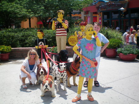 Jake and I at the Lego Store in Orlando