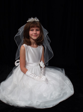 My daughters 1st communion pic.