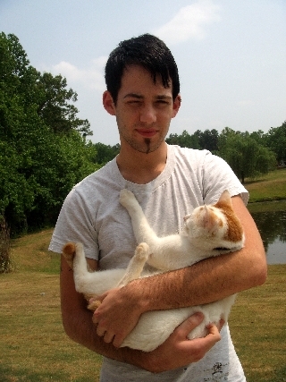 Ben with Thomas Cat