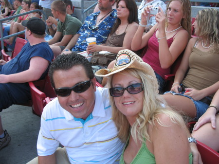 Me and my baby at Kenny Chesney.