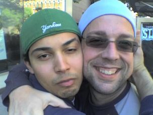 Me and my buddie Bacilio - East Village NYC - 2006