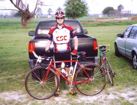 Wade after riding 100 miles in the 2006 Katy Flatlands Century Ride