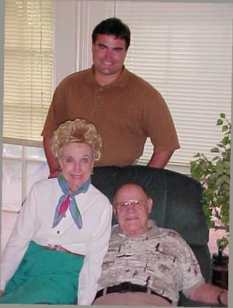 With my parents in 2000