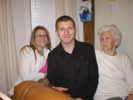 Daughter Candie, Grandson Tabor and Mother Betty