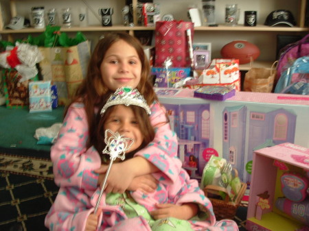 My Grand daughter Brianna and her little half sister Aubrey