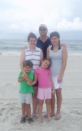 The family in Gulf Shores 2006