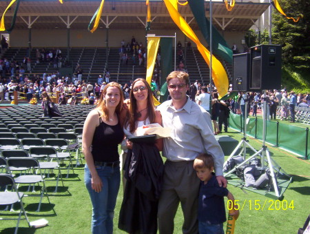 My 3 amazing kids - Hannah's grad - 2004