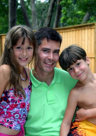 Brian and kids in 2004