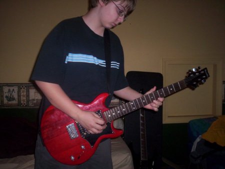 My rockin' 13 year old son Eric !