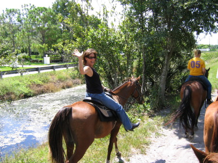 You can take her out of the country, but ya can't take the country out of her.  I love living in FL near all the horses and cows!