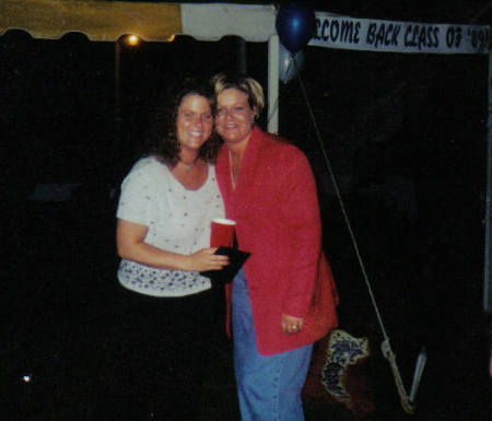 Sherril and I at the 10 yr reunion 1999