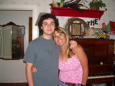 Son Luke and his mother