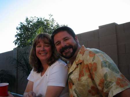 My wife Tina and I..Thanksgiving 07'