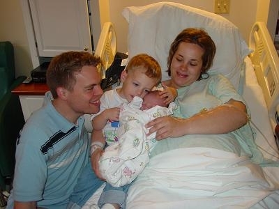 My family with newest addition in April 2006