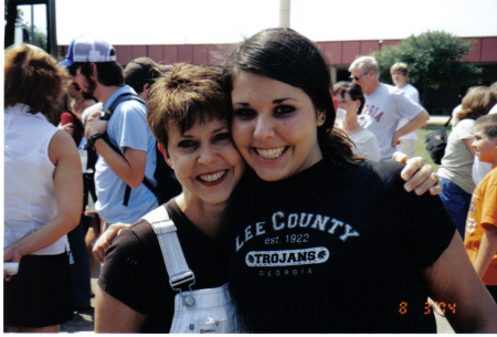 My daughter, Erin, and me before she left for Scotland (2004)