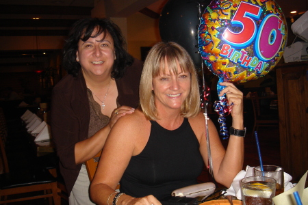 Paula Gutierrez (Muggia now) and me on my 50th b-day