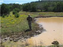 One of the waterholes in the area!