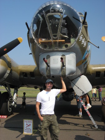 B-17 at Bomber Show in Oxford CT