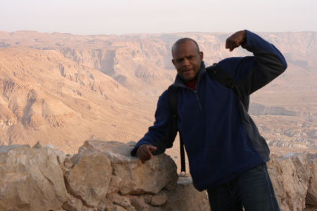 Me at Mt Masada in Israel