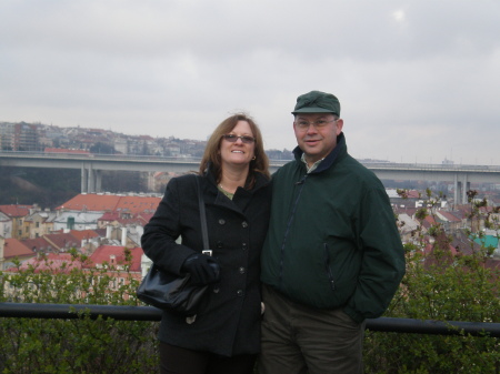 Me and my husband Jim in Prague
