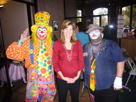 My Clown Buddy Ringo with Monica Woods and myself