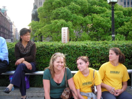 In China May 2007 with my daughter's college Volleyball Team