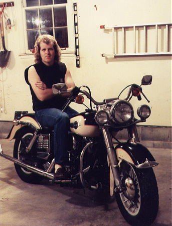 Me on my '76 Shovelhead.