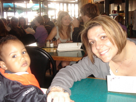 Cristian and mom( Paola )