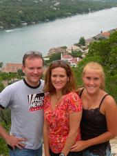 Me, my sister and my daughter Brittany at Mt Bonnell, Austin, TX