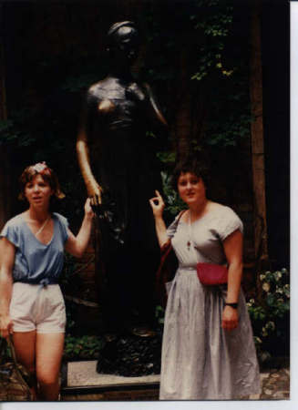 Carol Cooke and Debby in Verona Italy