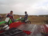 Me and my oldest son Tyler out riding