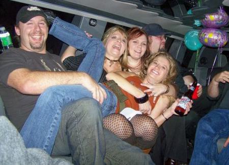 Afterglow in the Limo