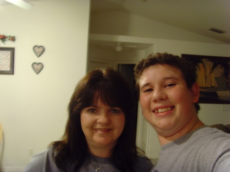 My stepson Kenny and me