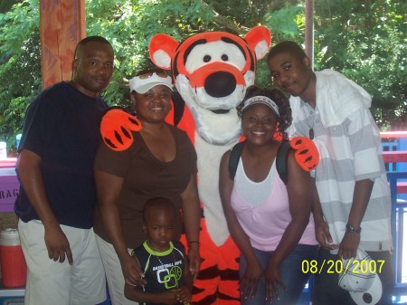 My Family & my sister during our Disney Vacation