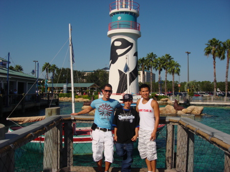 At SeaWorld with AAA