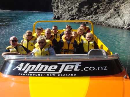 Jet boat ride New Zealand 2007