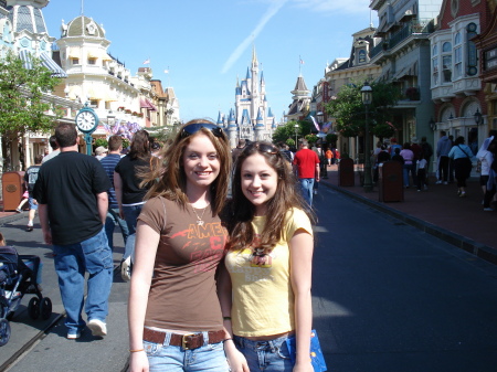 My daughter Heather and "little bit Sam" Disney 2007