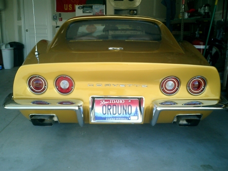 1971 Corvette Stingray. I like Gooooollllllddddd!!!!!!!