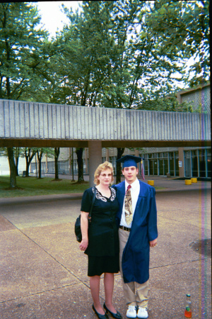 My son and I at his Graduation 2004