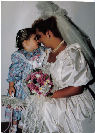wedding day 1990
