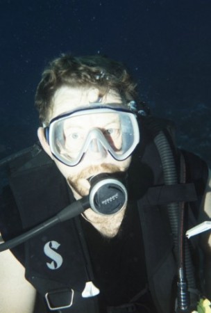 terry on scuba