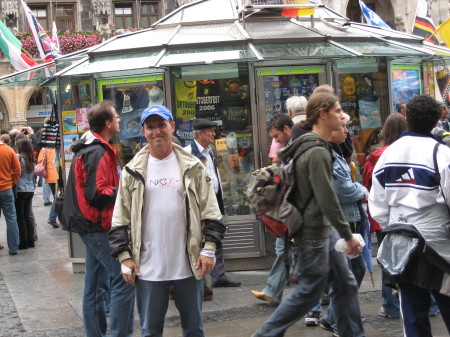 Me in streets of Munich during Oktoberfest 2006
