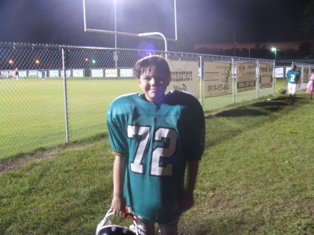 Mason the Jaguar Football Player