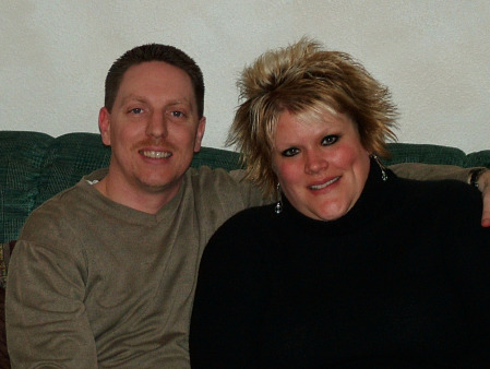 Mike and me at the in-law's house 2005