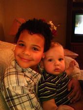 Rico and Wyatt!  My sister Teri's baby boy!