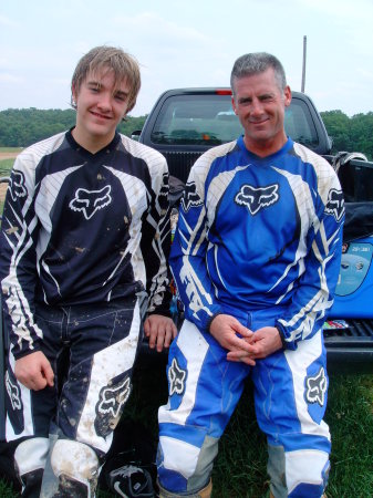 Ken & Josh doing what they love...Motocross!