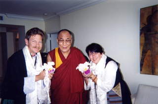 Jack & me with HH Dalai Lama