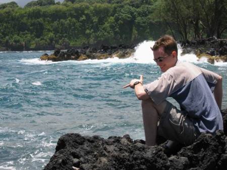 Michael on the Keanae Peninsula