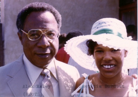 Me and Alex Haley(roots) when I was about 13