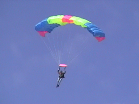 Me skydiving in colorado
